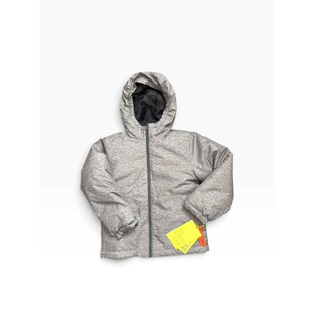 All in Motion Kids Snow Sport 3-in-1 Jacket Gray S 6/7 Insulated Winter NEW
